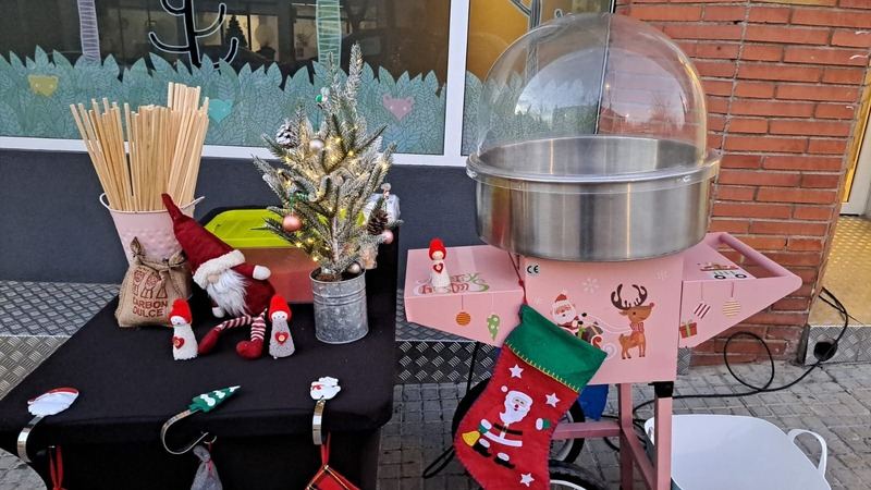 Alquiler de carrito de algodón de azúcar para fiestas en Barcelona, Girona, Tarragona y Lleida